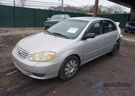 2004 Toyota Corolla Le from USA, damaged, VIN 2T1BR32E74C289611